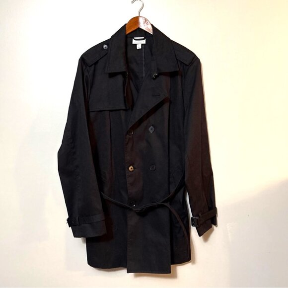 3.1 Phillip Lim 20th Anniversary Collection Black Double-Breasted Trench Coat L - Picture 1 of 5